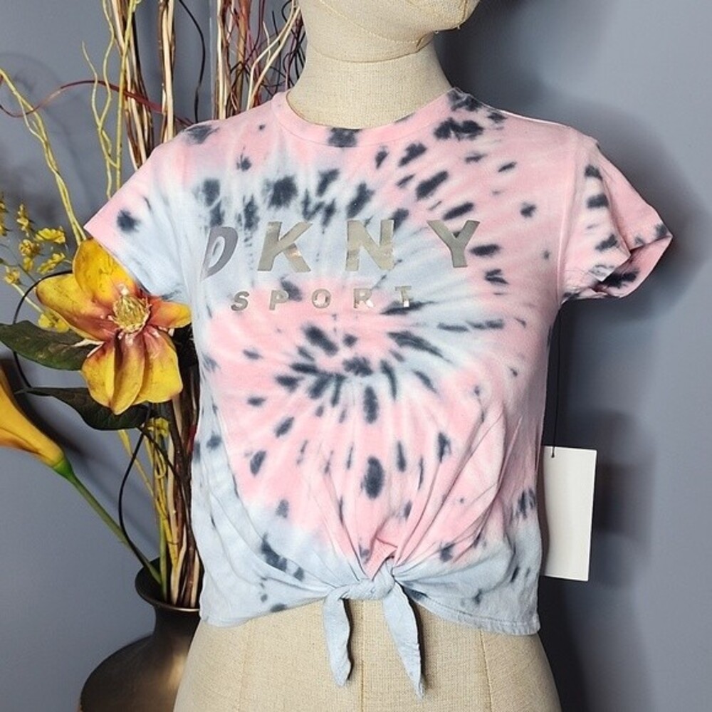 DKNY Sport Kids Tie Dyed Shirt Size 4 NWT